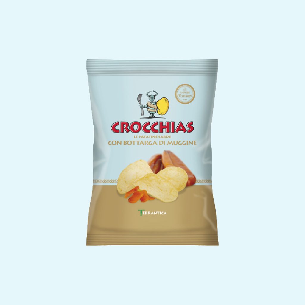 Patatine con bottarga di muggine